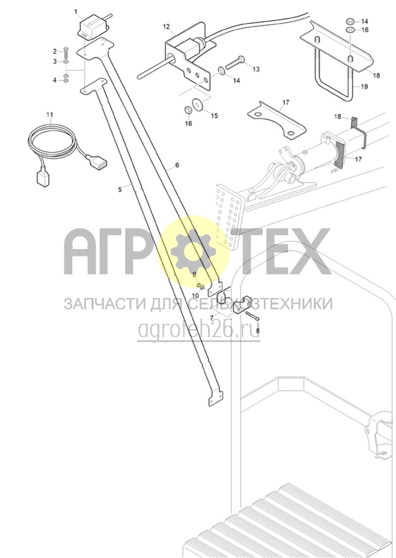 Чертеж  (RUS)GPS-Sensor GD CAT2-2TS (ETB-021381) 