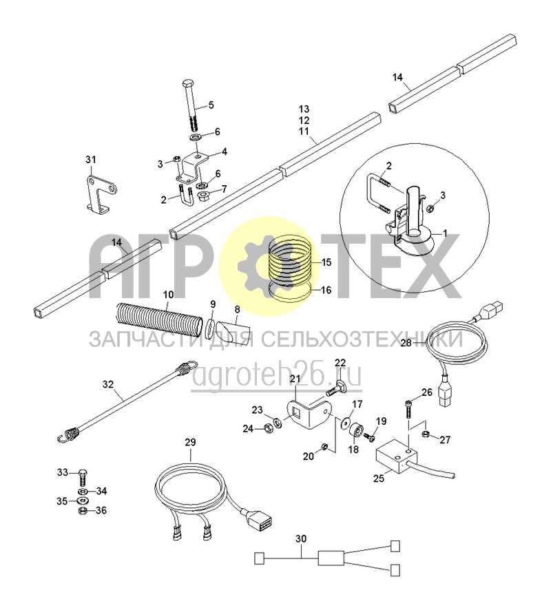 Чертеж  (RUS)Prallblechhalterung / Sensorset f?r Cirrus (ETB-021405) 