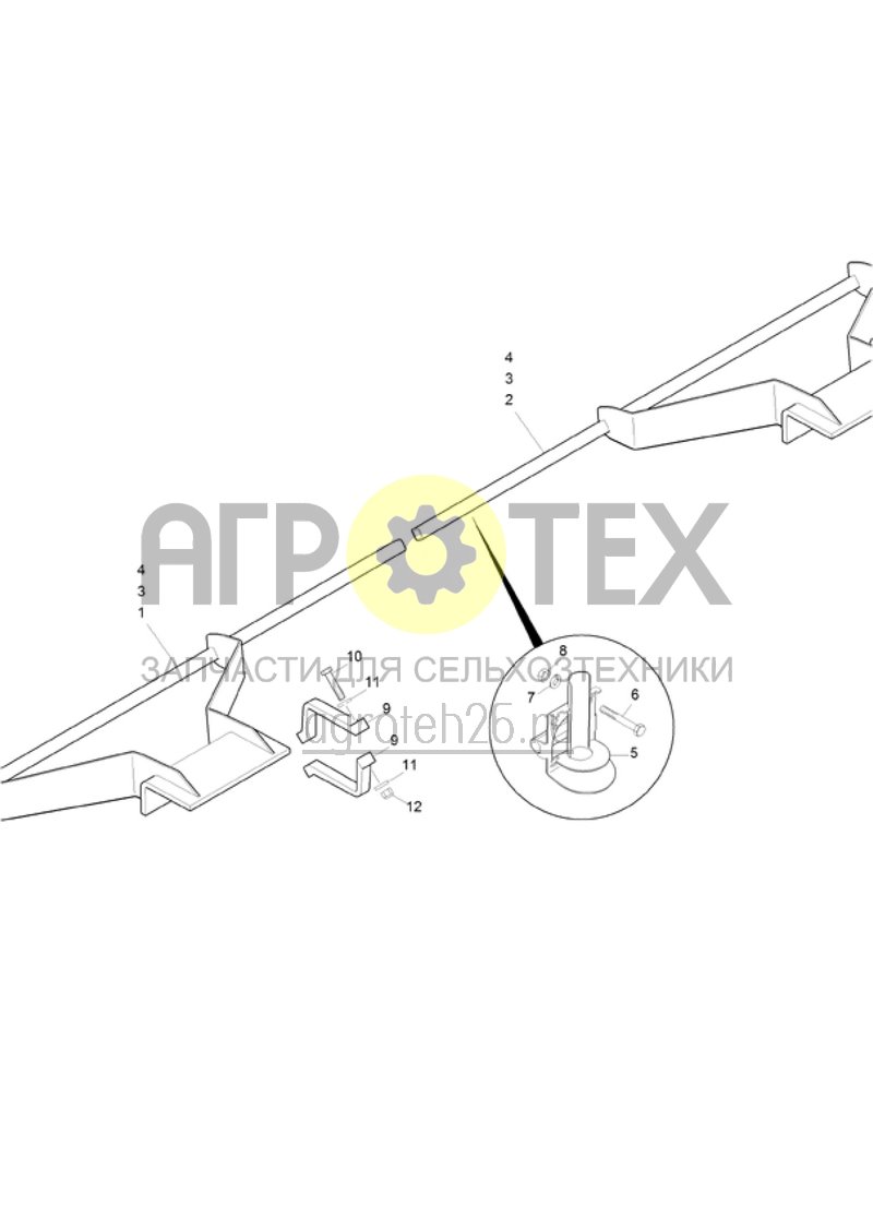 Чертеж  (RUS)Prallblechhalterung f?r Catros klappbar (ETB-021417) 