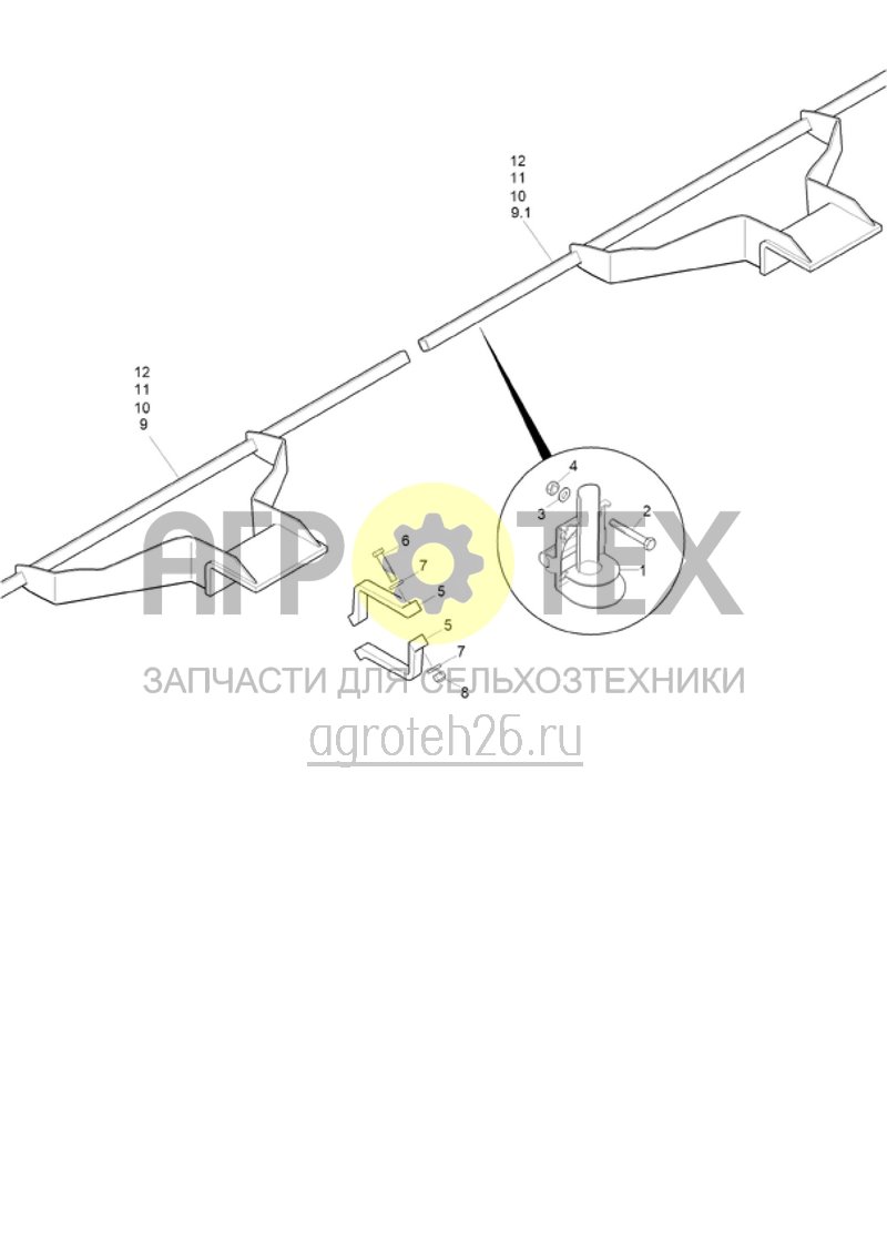 Чертеж  (RUS)Prallblechhalterung f?r Certos X001-2TX (ETB-021423) 