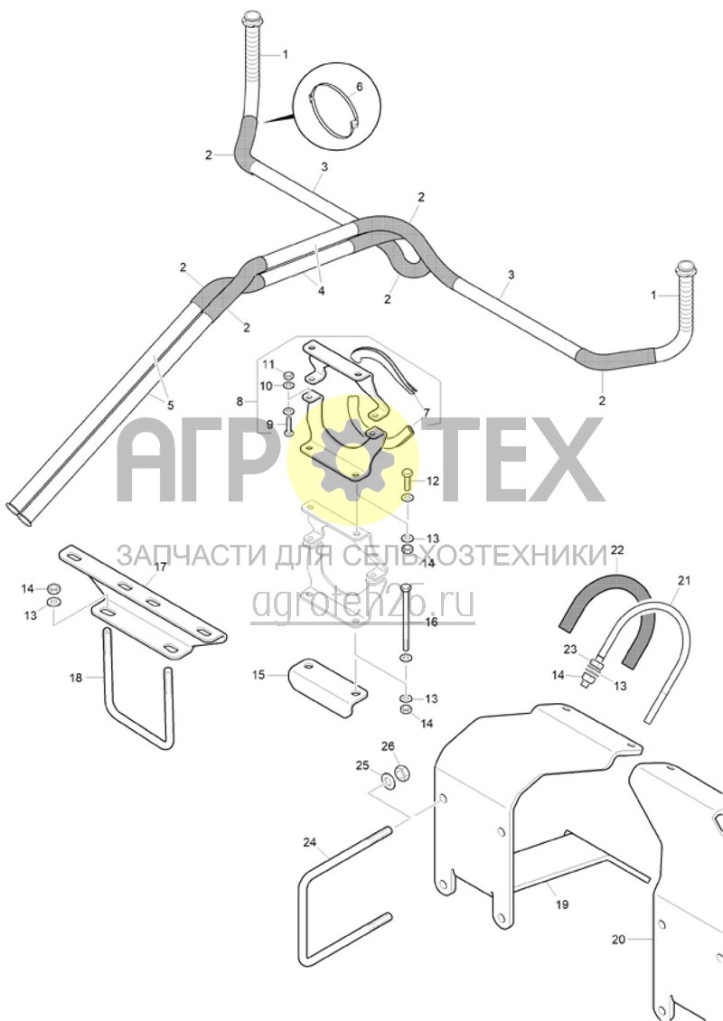 Чертеж  (RUS)F?rderstrecke Zwischenfrucht CAT 12003 (2) (ETB-021565) 