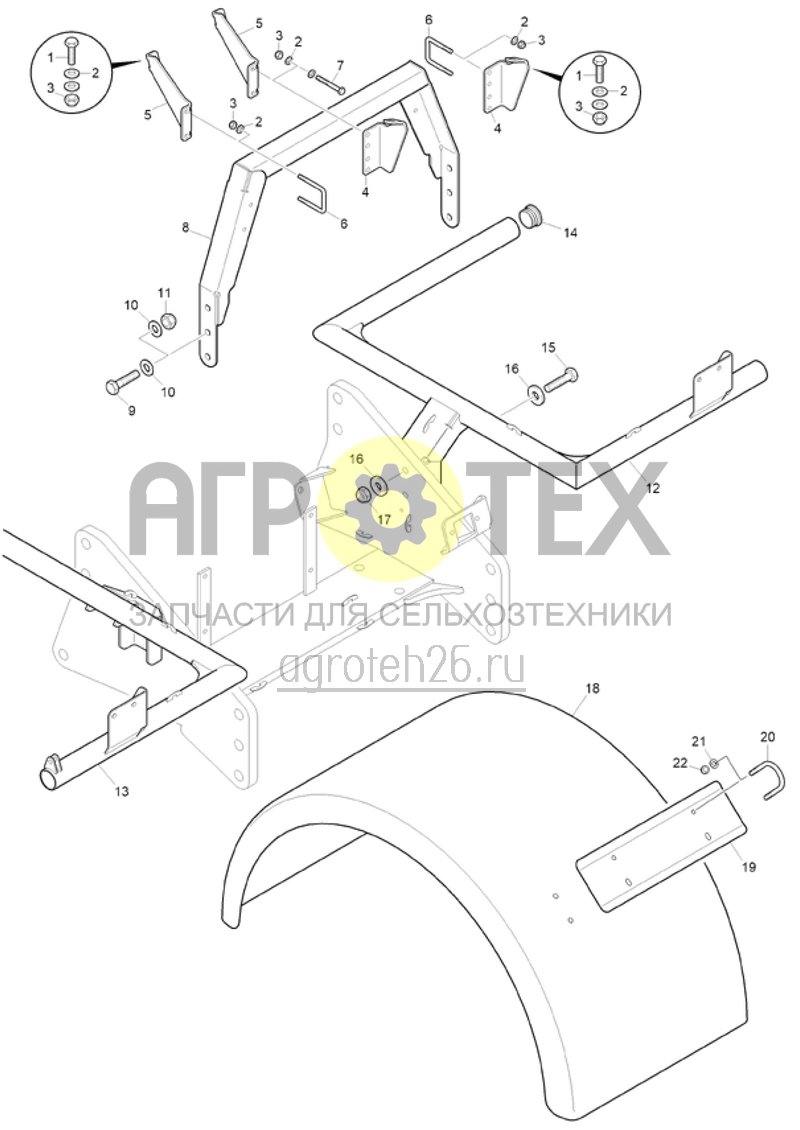 Чертеж  (RUS)Kotfl?gel (ETB-021580) 