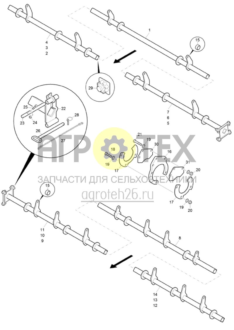 Чертеж  (RUS)Scheibentr?ger (ETB-021610) 