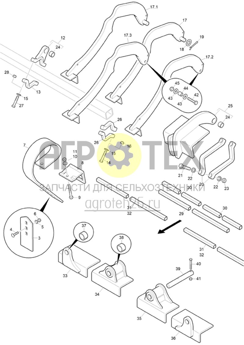  (RUS)Crushboard hinten (ETB-021620)  (№36 на схеме)