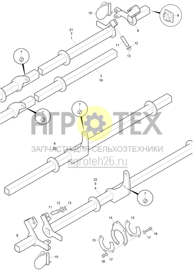 Чертеж  (RUS)Scheibentr?ger (ETB-021693) 