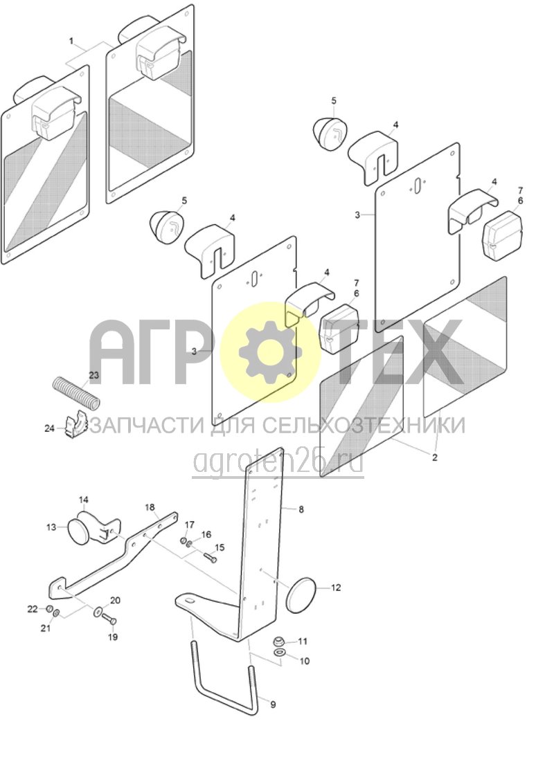 Чертеж  (RUS)Beleuchtung (ETB-021694) 