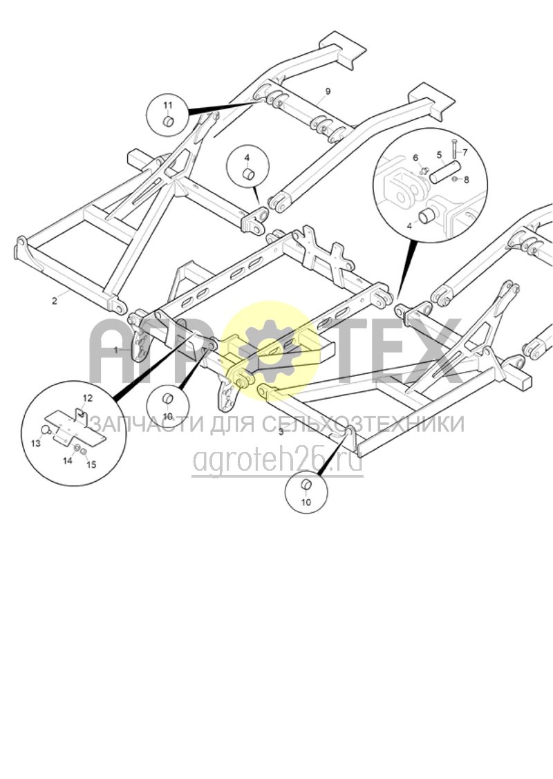 Чертеж  (RUS)Rahmenteile (2) (ETB-021751) 