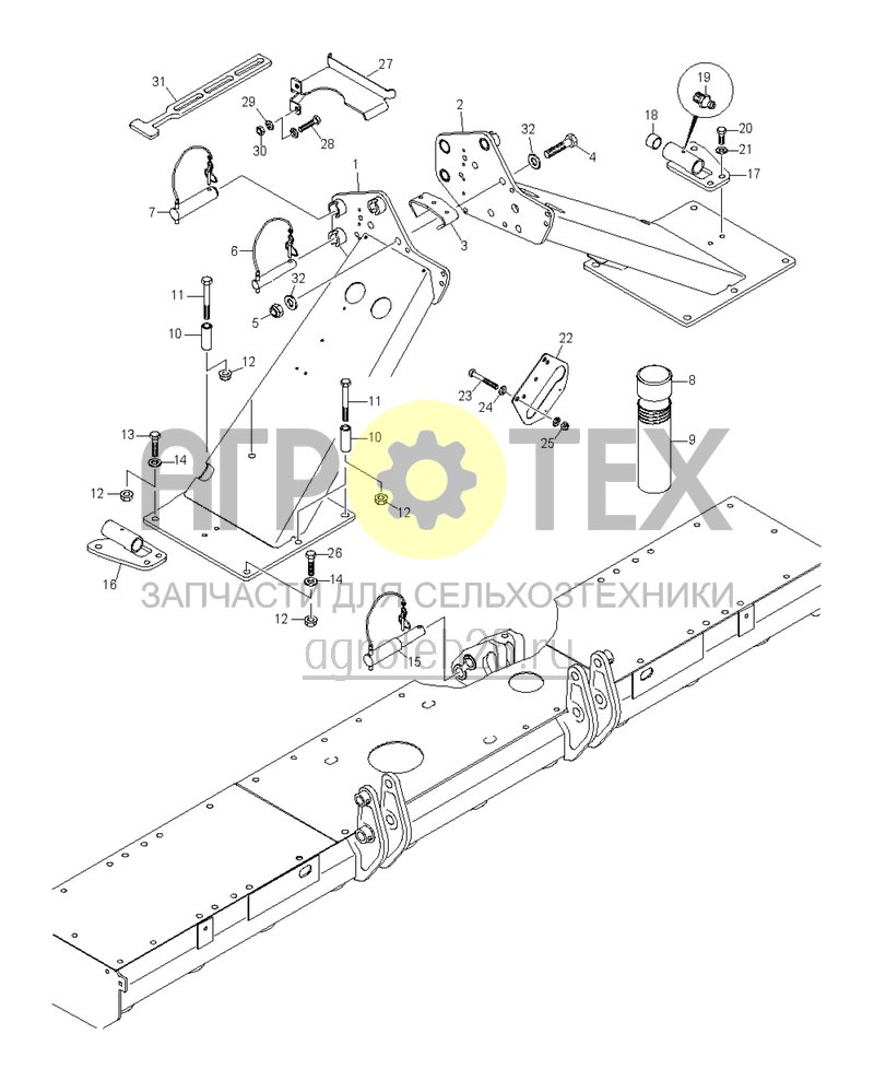  (RUS)Rahmenteile (1) (ETB-021787)  (№10 на схеме)