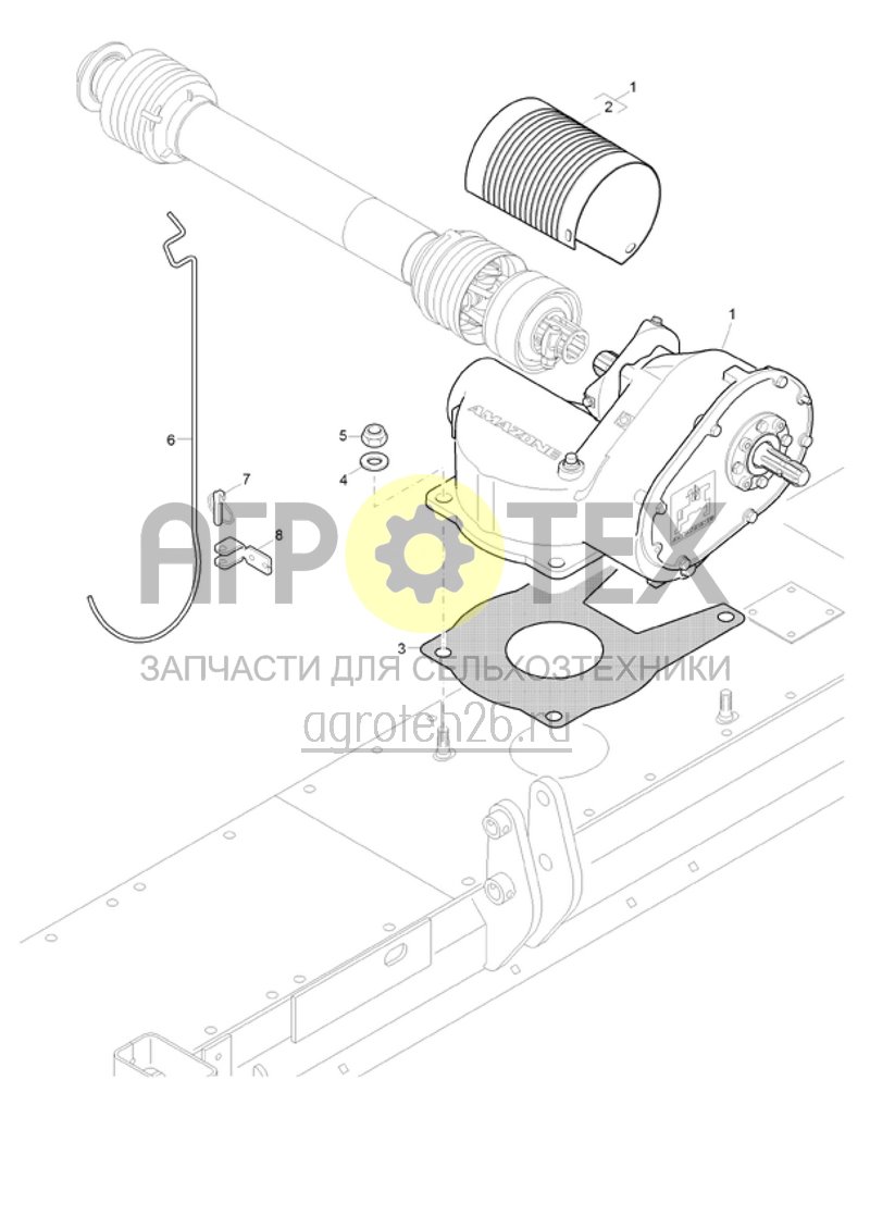 Чертеж  (RUS)Antrieb Getriebe (ETB-021797) 