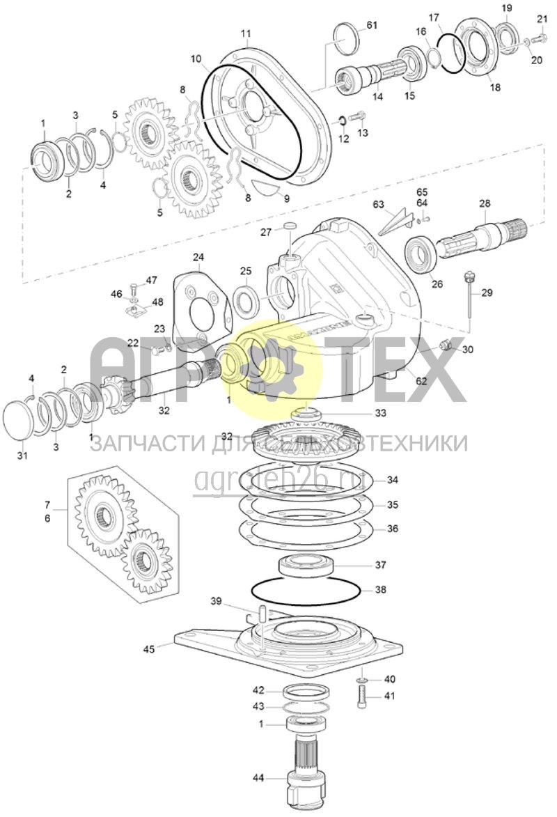  (RUS)Getriebe (ETB-021852)  (№15 на схеме)