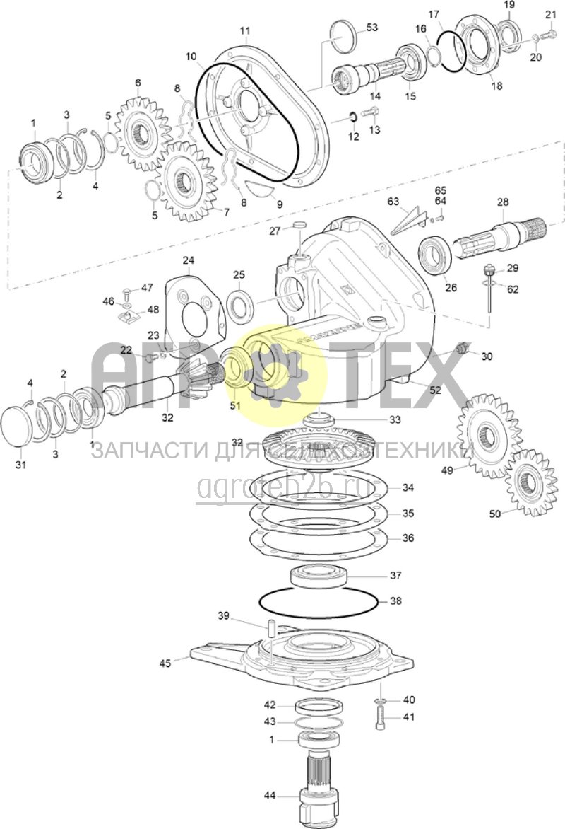  (RUS)Getriebe KG 3501 (ETB-021853)  (№15 на схеме)