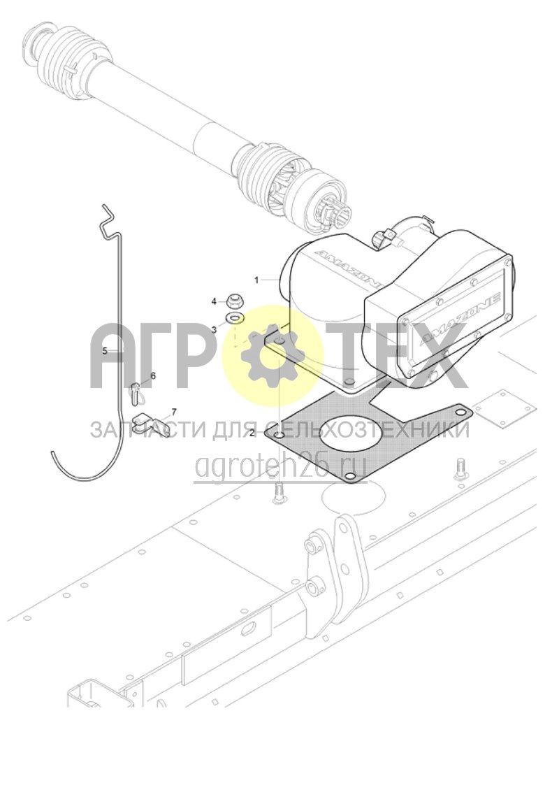 Чертеж  (RUS)Antrieb Getriebe (ETB-021897) 