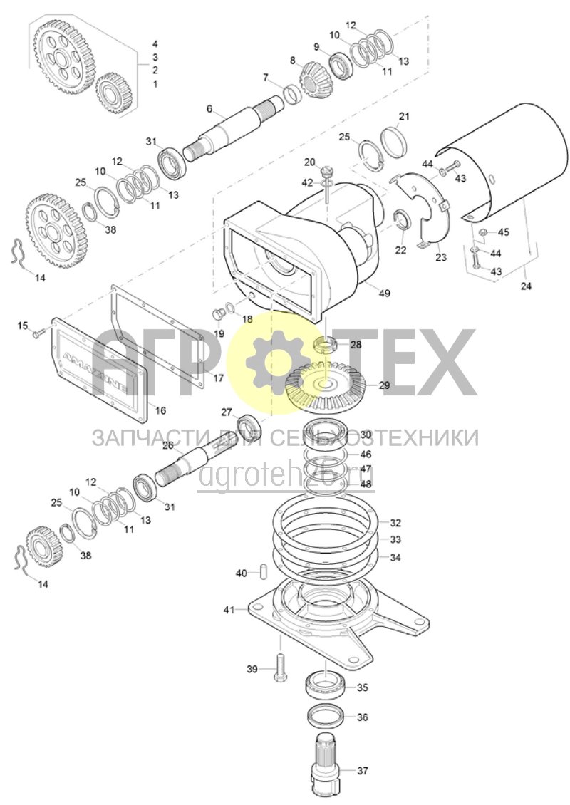 Чертеж  (RUS)Getriebe (ETB-021898) 