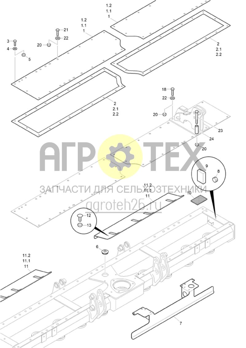  (RUS)Rahmenteile (2) (ETB-021931)  (№8 на схеме)