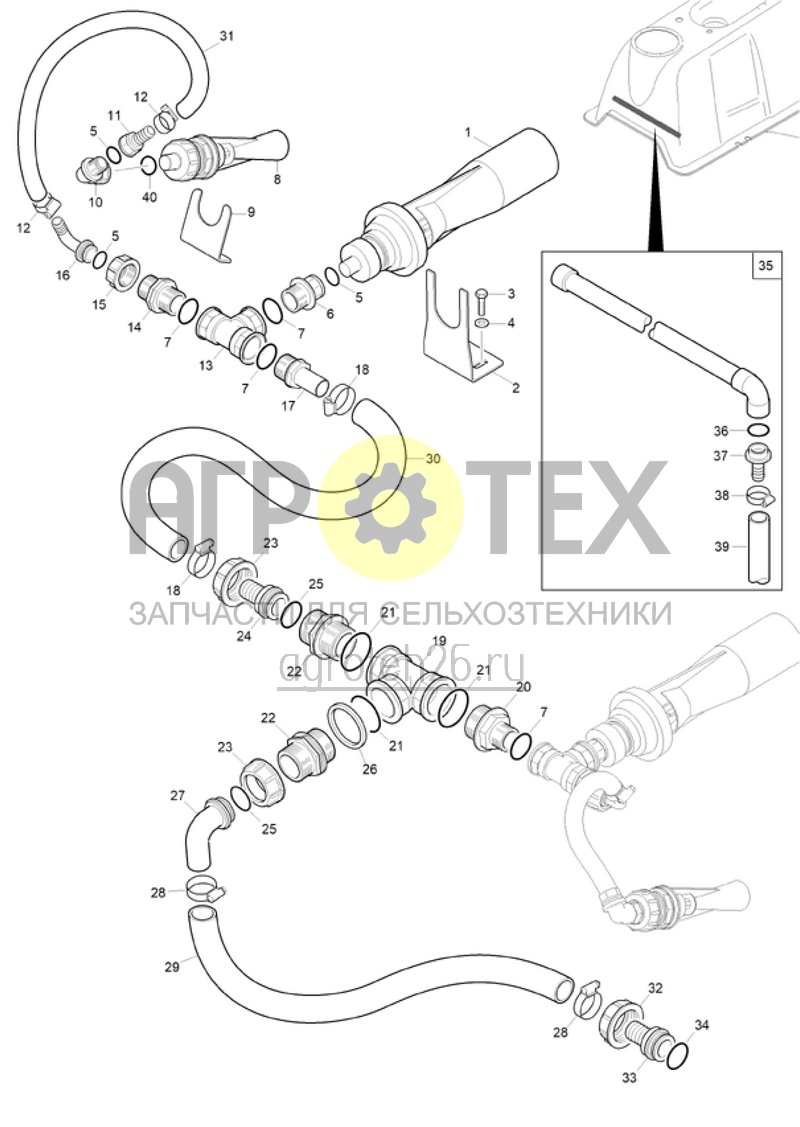 Чертеж  (RUS)R?hrwerke (ETB-022030) 