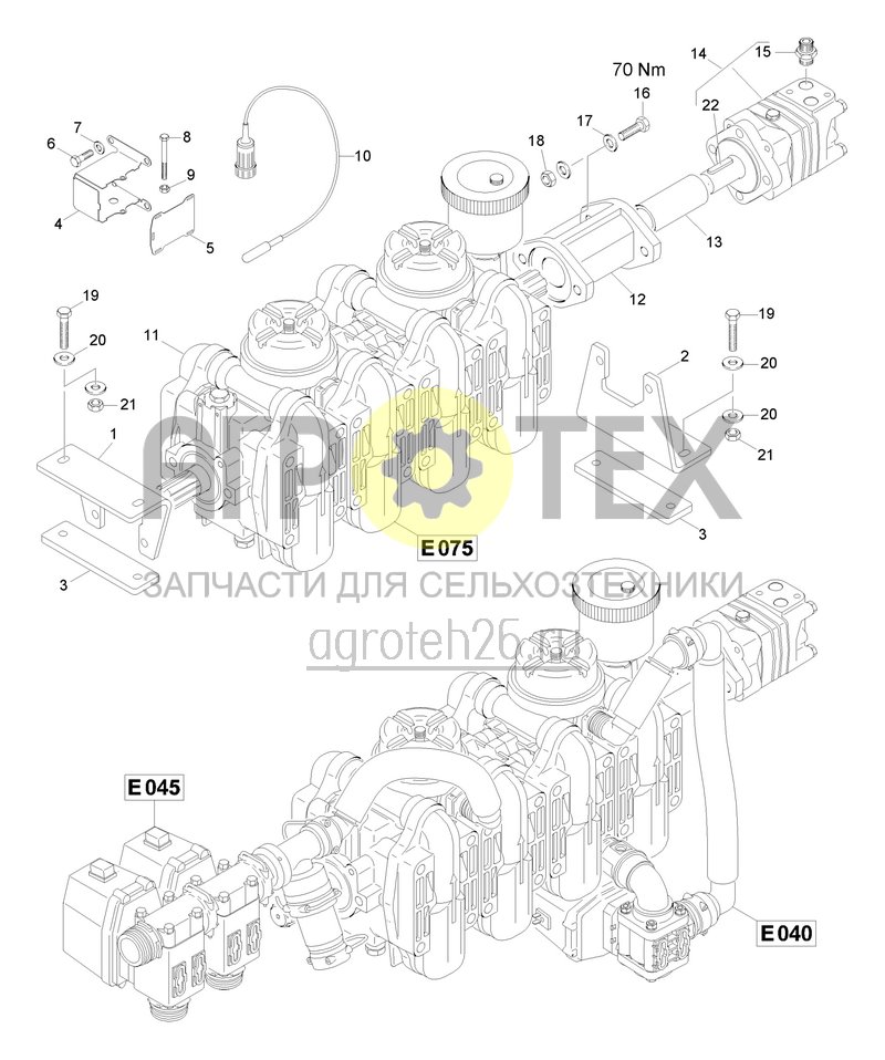 Чертеж  (RUS)Spritz und R?hrpumpe (ETB-022054) 