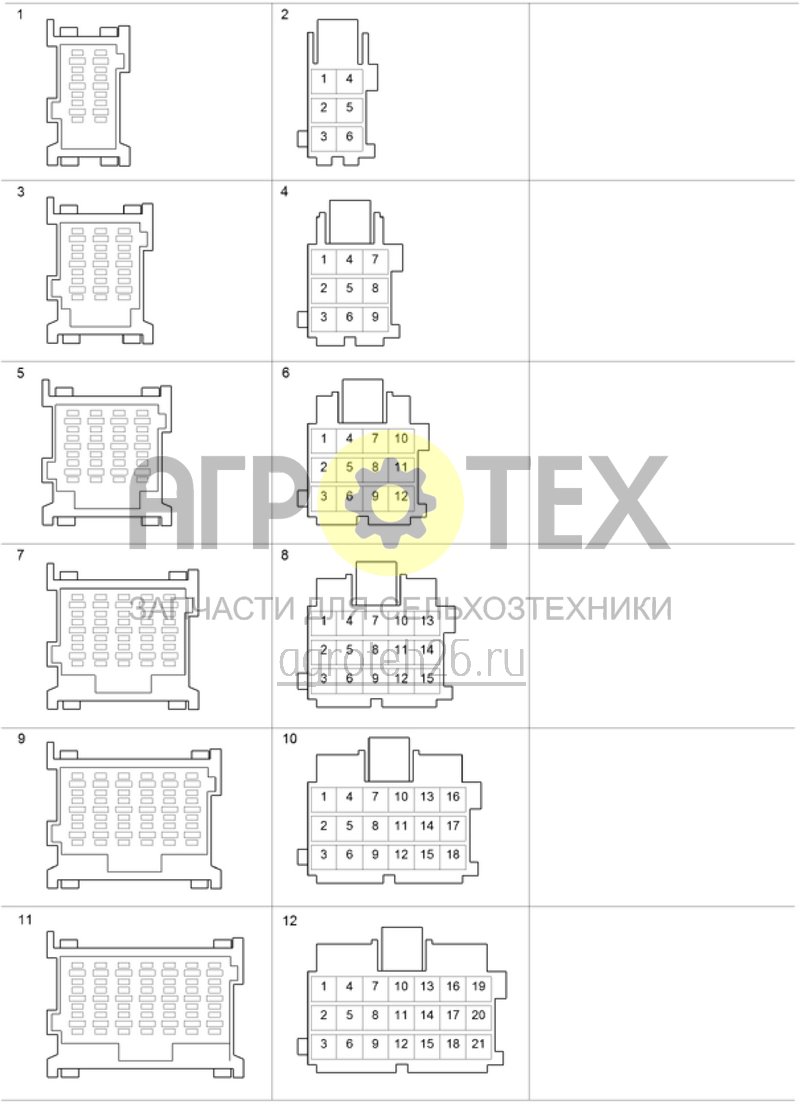 Чертеж  (RUS)Verbindungsstecker (ETB-022115) 