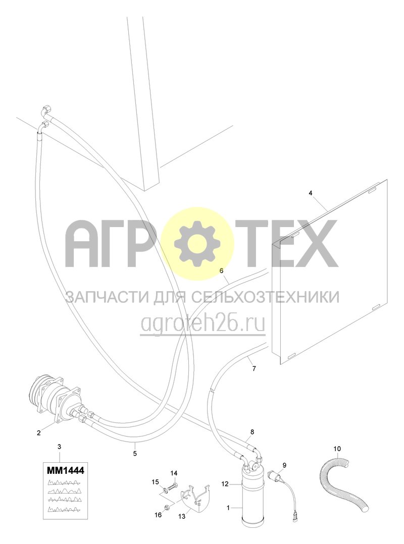  (RUS)Klimaanlage (ETB-022119)  (№8 на схеме)