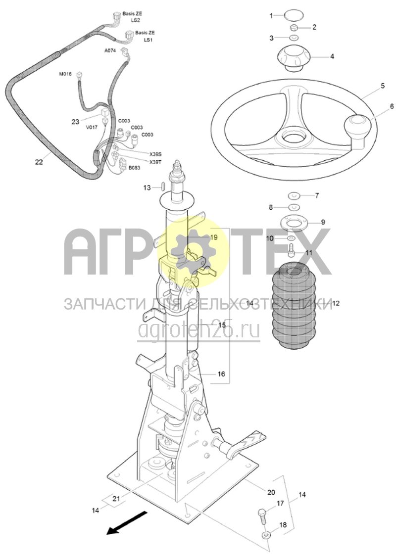 Чертеж  (RUS)Lenkung (ETB-022120) 