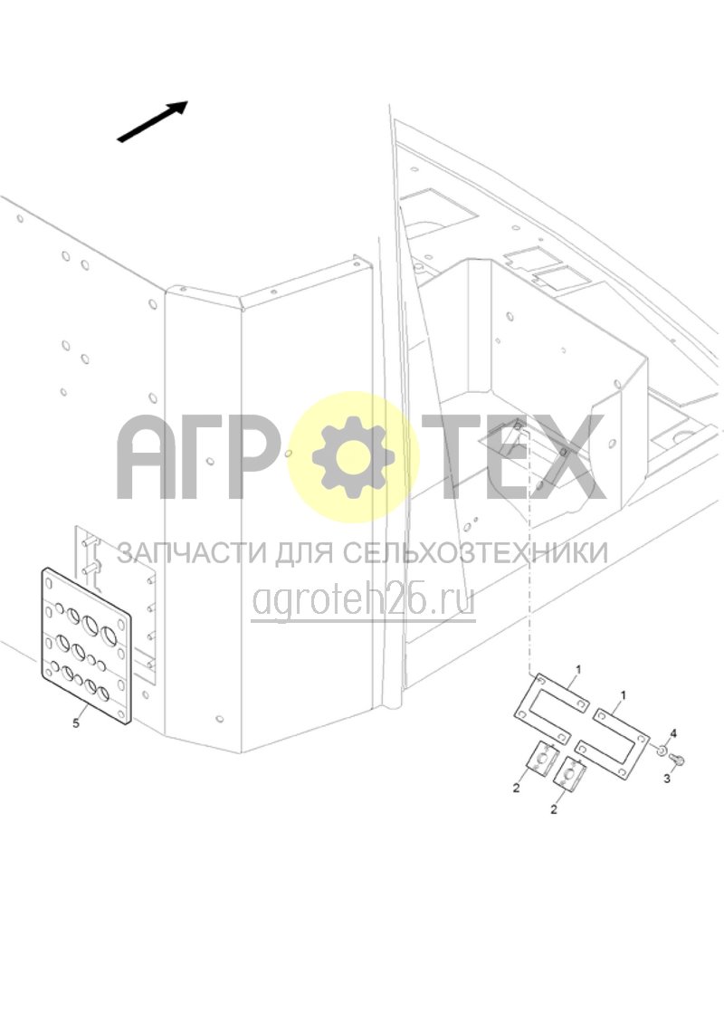 Чертеж  (RUS)Befestigungsteile f?r Kabels?tze (ETB-022129) 