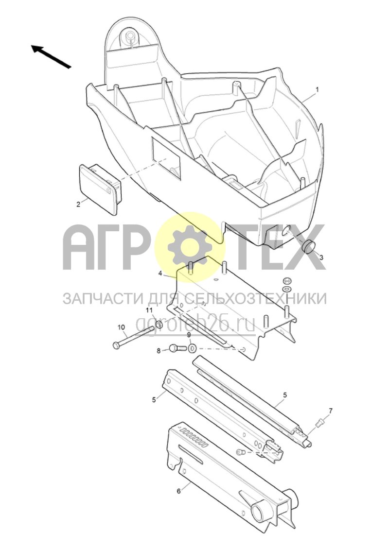 Чертеж  (RUS)Bedienkonsole (ETB-022142) 