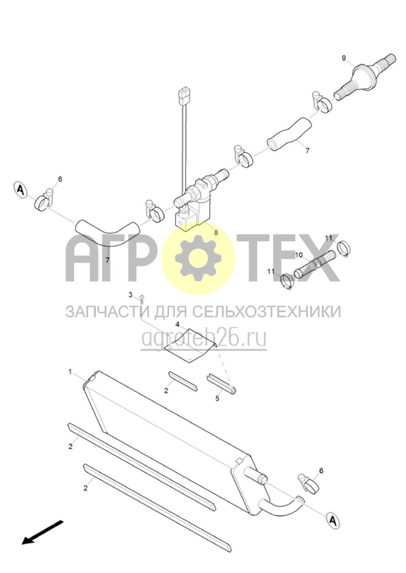 Чертеж  (RUS)Heizung (ETB-022152) 