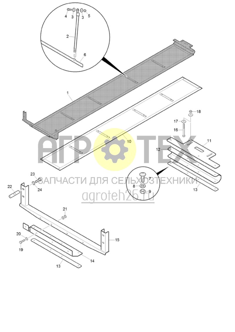 Чертеж  (RUS)Unterbodenschutz (ETB-022159) 