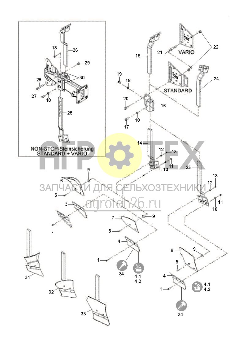 Чертеж  (RUS)D?ngereinleger und Vorsch?ler - starr (ETB-022197) 