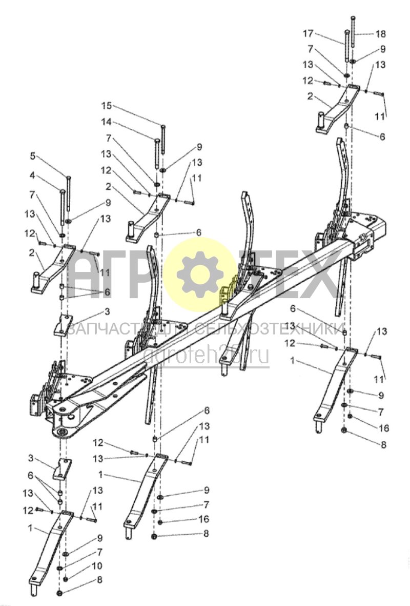 Чертеж  (RUS)Sechschafthalter f?r Scheibensech 500, M-SS Standard (ETB-022200) 