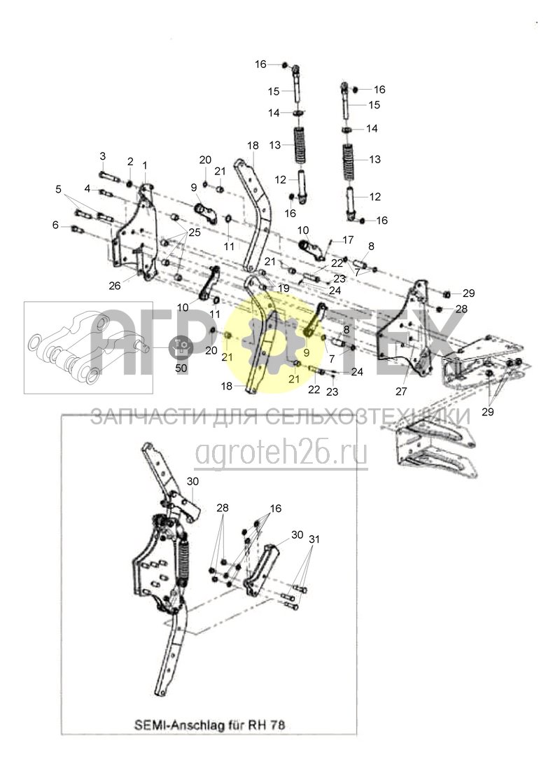 Чертеж  (RUS)halbautomatische Steinsicherung (SEMI-Automatic) (ETB-022203) 