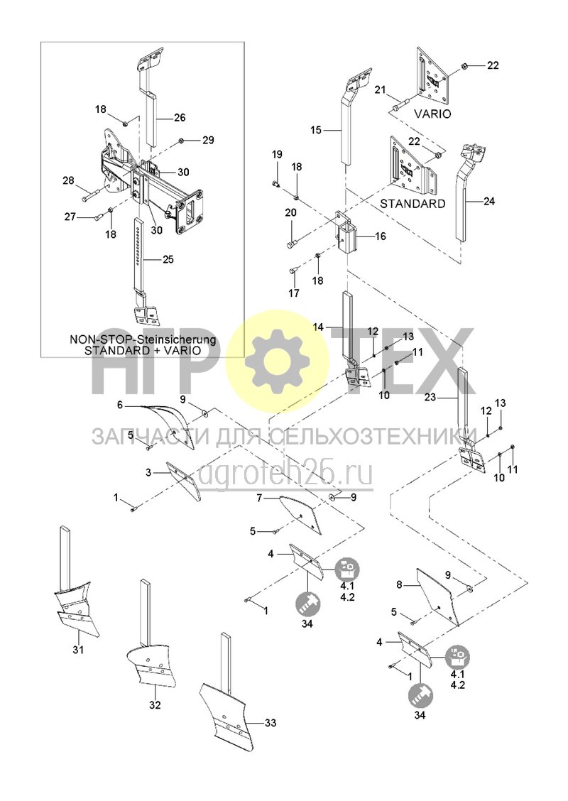 Чертеж  (RUS)D?ngereinleger und Vorsch?ler - starr (ETB-022275) 