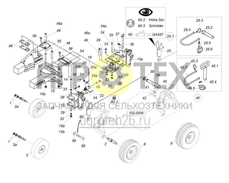 Чертеж  (RUS)Pendel - Transportpendel - St?tzrad - einstielig hinten (2) (ETB-022281) 