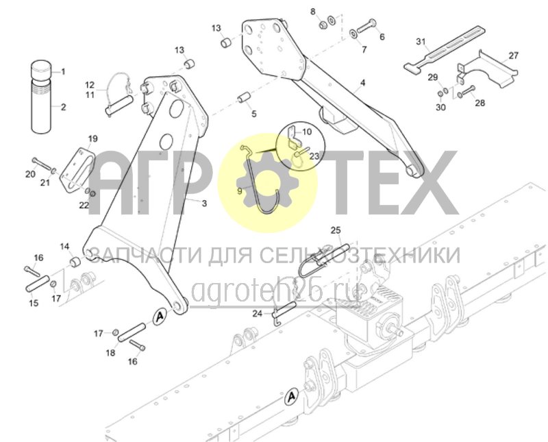  (RUS)Rahmenteile (1) (ETB-022361)  (№9 на схеме)