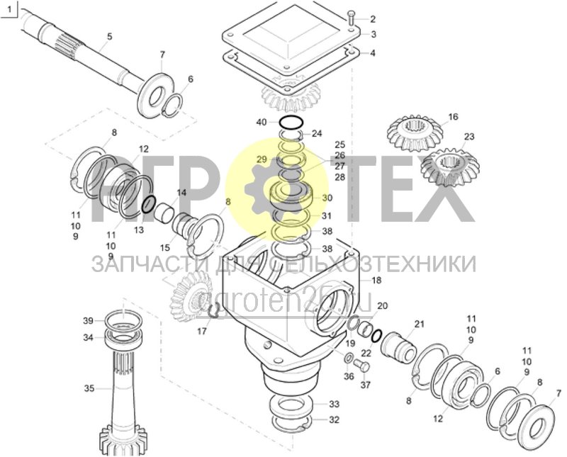 (RUS)Getriebe (ETB-022368)  (№32 на схеме)