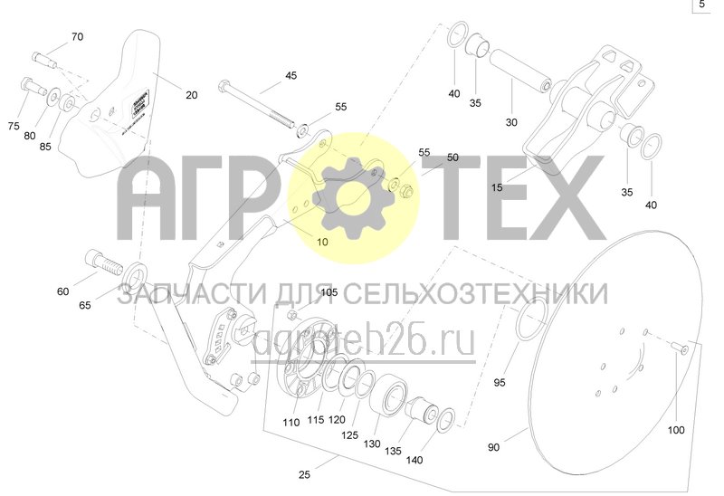  RoTeC Pro S MI короткий (ETB-022434)  (№20 на схеме)