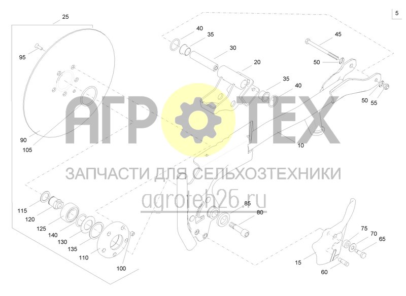  RoTeC Pro MI S длинный (ETB-022435)  (№15 на схеме)