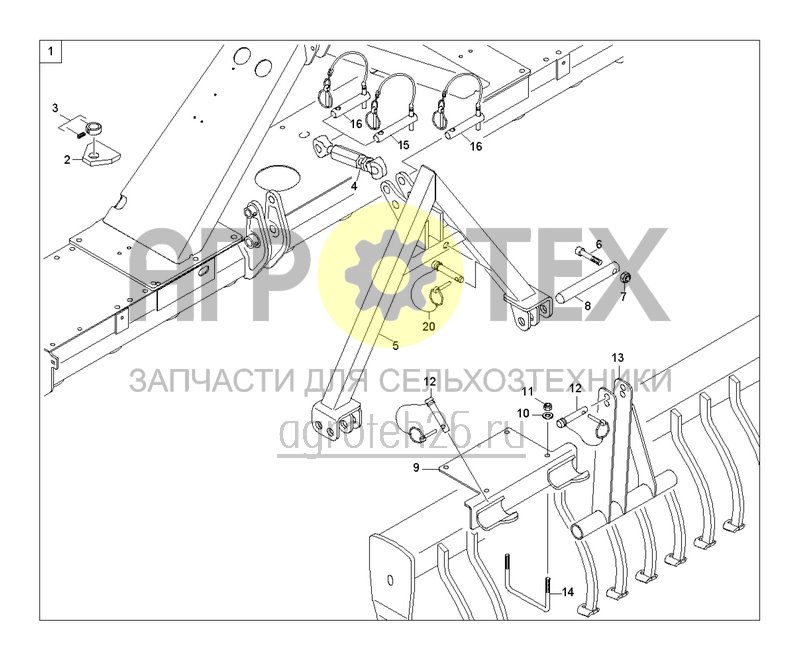  (RUS)Kupplungsteile KWM 600 (ETB-022599)  (№3 на схеме)