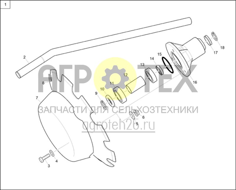 Чертеж  (RUS)Spuranreisser/Spurscheibe (ETB-022639) 