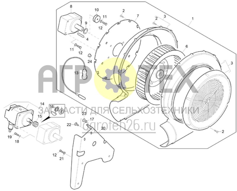 Чертеж  (RUS)Gebl?se (ETB-022667) 