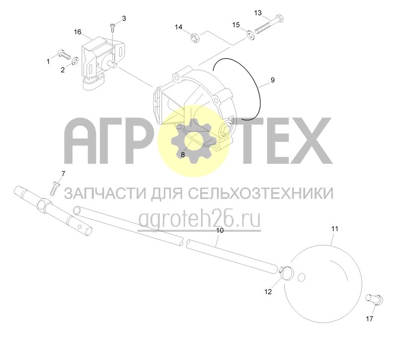 Чертеж  Индикатор уровня наполнения, норма токсичности 3A (ETB-023080) 