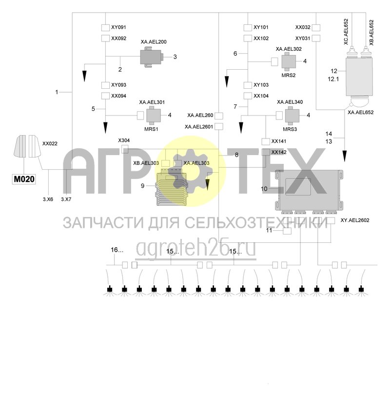 Чертеж  ISOBUS / AmaPad / AmaSwitch / CP II (2) (ETB-023121) 