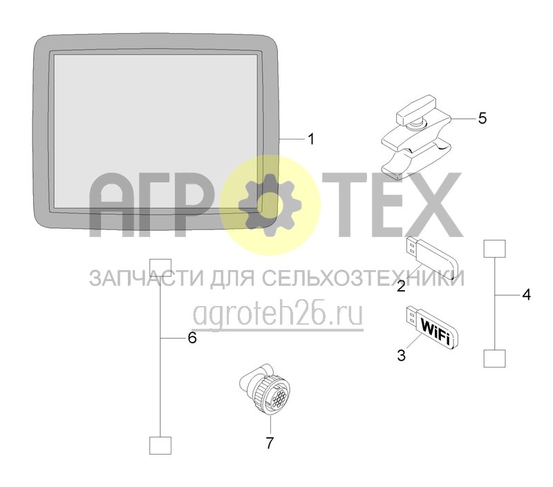 Чертеж  Пакет терминала AmaPad 2 (ETB-023126) 