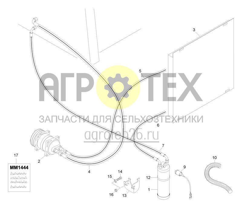  Система кондиционирования (ETB-023179)  (№4 на схеме)