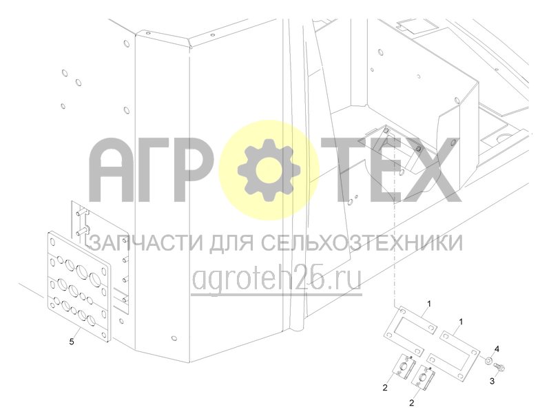 Чертеж  Крепежные детали для комплектов кабелей (ETB-023189) 