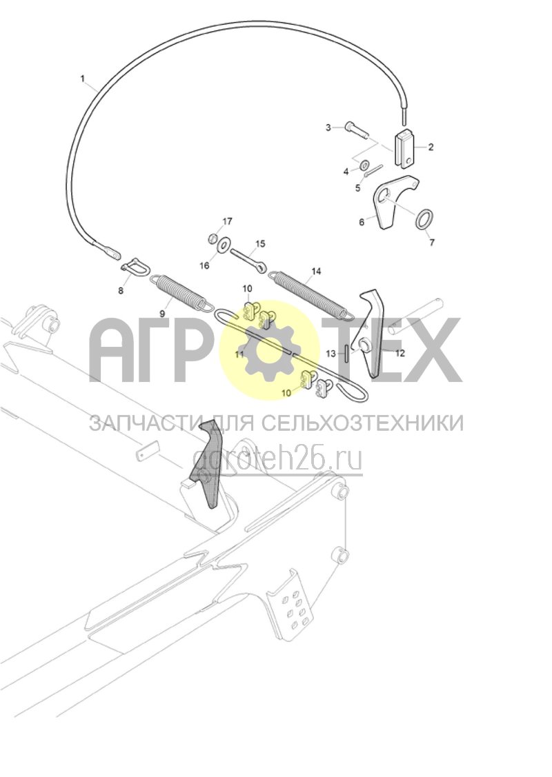 Чертеж  (RUS)Transportverriegelung (ETB-023317) 