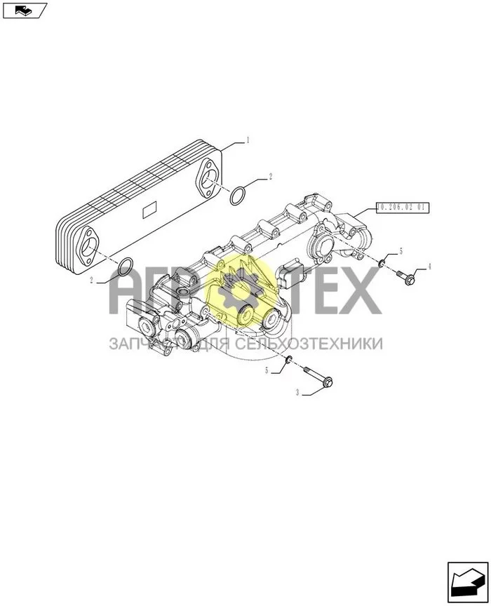 10.408.01 - ТЕПЛООБМЕННИК (504236003) (№2 на схеме)