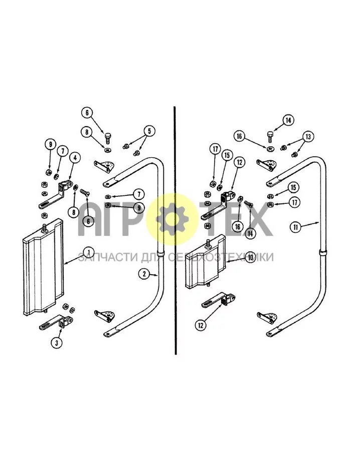 9-498 - MIRROR ATTACHMENTS, DUAL VISION (№9 на схеме)