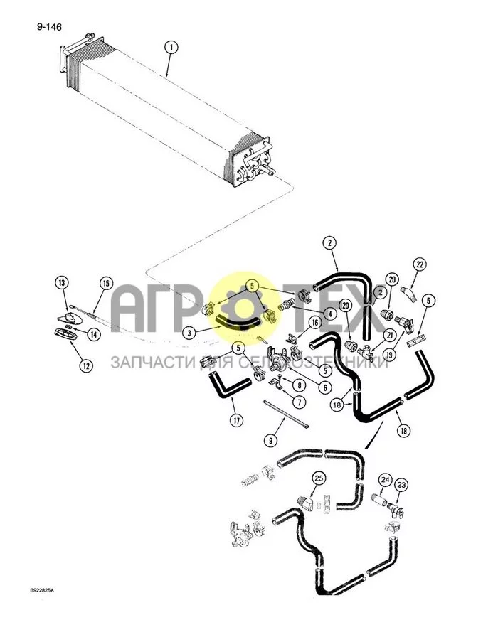 9-146 - CAB HEATER (№21 на схеме)