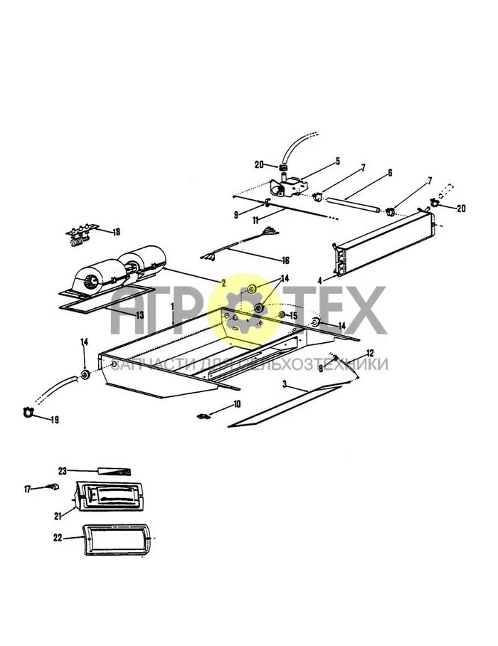 28 - HEATER AND VENTILATOR (№0 на схеме)