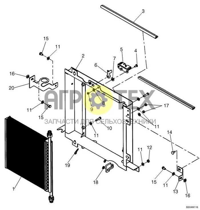 06-01 - OIL COOLER - MOUNTING (№11 на схеме)